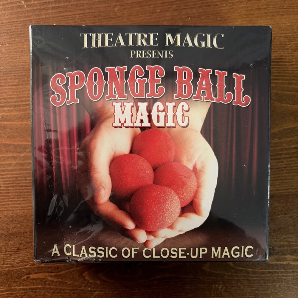 ⭐️ Theatre Magic Presents Sponge Ball‎ Magic - Classic Close Up Magic With DVD